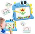WOOPIE Montessori magnetna ploča za djecu MagPad, plavi dinosaur